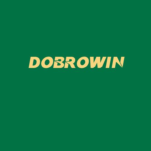 Logo da DOBROWIN