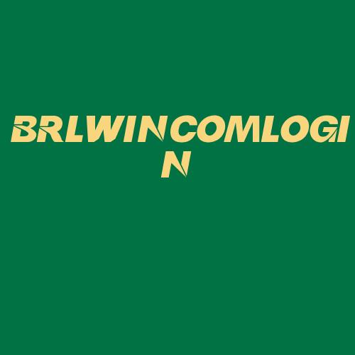 Logo da BRLWINCOMLOGIN