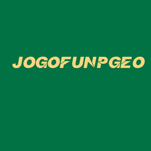 Logo da JOGOFUNPGEO